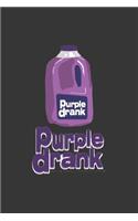 Purple Drank Tall Notebook: Lined Journal, 120 Pages, 6 x 9, Affordable Gift Journal Matte Finish