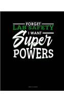 Forget Lab Safety I Want Super Powers: Menu Planner