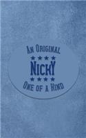 Nicky: Personalized Writing Journal for Men