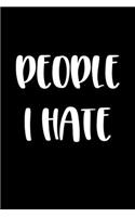 People I Hate