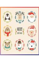 merry christmas: The Best Christmas Stocking Stuffers Gift Idea for Girls Ages 4-8 Year Olds - Girl Gifts - Cute santa Coloring Pages (Stocking Stuffer Ideas)
