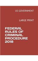 Federal Rules of Criminal Procedure 2018