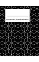 Cornell Notes Student's Notebook: 185 Pages Large Size 8.5 X 11