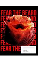 Bearded Dragon Lizard Iguana Composition Book