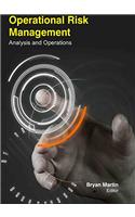 OPERATIONAL RISK MANAGEMENT : ANALYSIS & OPERATIONS HARDCOVER