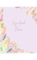 Inspirational Planner: 2019. Beautiful Crystal Theme. Monthly/Weekly/Daily Organizer + New Year Resolution List, Shopping Tracker, Books-To-Read List, Budget Planning with