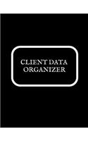 Client Data Organizer: Smart Alphabetical Client Tracker- Professional Business To do list Book for Hair Stylist, Therapist & Nails Stylist- Client Organizer & Client Mana