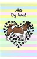 Akita Dog Journal: Pocket Gift Notebook for Dog and Puppy Lovers