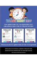 Pädagogische Arbeitsblätter für Kinder (Um wie viel Uhr mache ich was...?): Ein Arbeitsbuch, um Kindern das Erlernen der Uhr zu erleichtern(1 Pädagogische Arbeitsblätter Für Kinder)