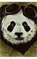 Cool Drawing of a Panda with Sunglasses Journal: Take Notes, Write Down Memories in this 150 Page Lined Journal