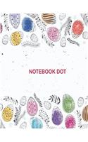 Notebook dot: Easter design: Notebook Journal Diary, 110 pages, 8.5" x 11"