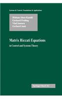Matrix Riccati Equations in Control and Systems Theory