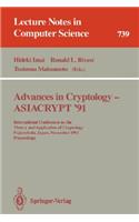 Advances in Cryptology - Asiacrypt '91