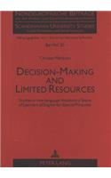 Decision-Making and Limited Resources: Studies in Interlanguage Vocabulary Space of Learners of English for Special Purposes