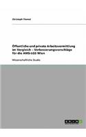 Öffentliche und private Arbeitsvermittlung im Vergleich - Verbesserungsvorschläge für die AMS-LGS Wien