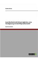 Lese-Rechtschreib-Schwierigkeiten