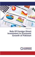 Role of Foreign Direct Investment in Economic Growth of Pakistan