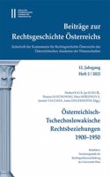 Beitrage Zur Rechtsgeschichte Osterreichs, 12. Jahrgang, Heft 2/2022