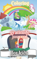 Coloring gratitude journal for kids