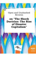 Open and Unabashed Reviews on the Shock Doctrine