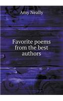 Favorite Poems from the Best Authors