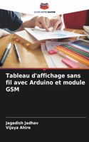 Tableau d'affichage sans fil avec Arduino et module GSM