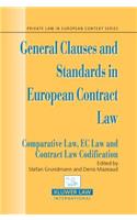 General Clauses and Standards in European Contract Law