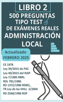 Libro 2, 500 preguntas tipo test Administración Local