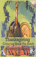Thanksgiving Coloring book For Adult