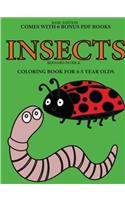 Coloring Book for 4-5 Year Olds (Insects)