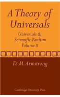 Theory of Universals: Volume 2