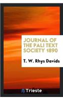 Journal of the Pali Text Society 1890