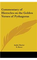 Commentary of Hierocles on the Golden Verses of Pythagoras