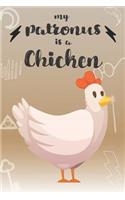 My Patronus Is A Chicken: Cute Chicken Lovers Journal / Notebook / Diary / Birthday Gift (6x9 - 110 Blank Lined Pages)
