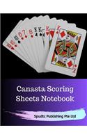 Canasta Scoring Sheets Notebook