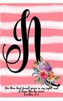Monogram N Notebook