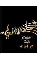 Guitar Tabs Notebook: Blank guitar tabs notebook with chord spaces