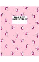 Blank Sheet Music Notebook