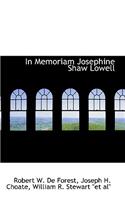 In Memoriam Josephine Shaw Lowell