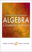 Bndl: Elementary/Intermediate Algebra: Combined Approach