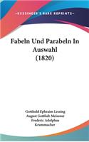 Fabeln Und Parabeln in Auswahl (1820)