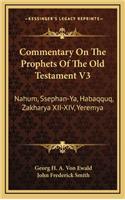 Commentary on the Prophets of the Old Testament V3: Nahum, Ssephan-YA, Habaqquq, Zakharya XII-XIV, Yeremya