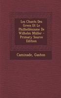 Les Chants Des Grecs Et Le Philhellénisme De Wilhelm Müller