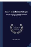 Kant's Introduction to Logic