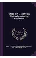 Check-list of the South African Lepidoptera Heterocera