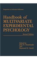 Handbook of Multivariate Experimental Psychology