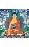 Sacred Images of Tibet 2019 Wall Calendar: Thangka Meditation Paintings and Text by Kalsang Dawa