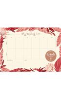 52 Lists Weekly Desk Pad