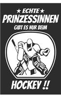 Echte Prinzessinnen gibt nur beim hockey: 6x9 Zoll (ca. DIN A5) 110 Seiten Punkteraster I Notizbuch I Tagebuch I Notizen I Planer I Geschenk Idee für Eishockey Fans I Hockey I Goalie I Ice I