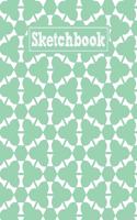 Sketchbook: 8.5 x 11 Notebook for Creative Drawing and Sketching Activities with Unique Geometric Themed Cover Design
